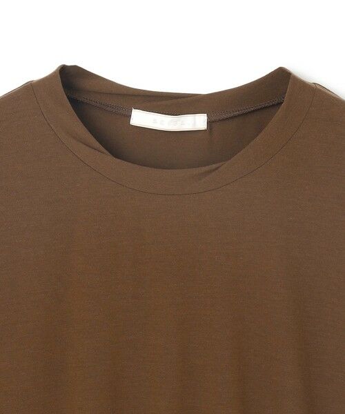 BEIGE, / ベイジ, カットソー | 【BEIGE、ecru/WEB限定・洗える】FINE DRY TOUCH / ねじりデザインコットンオーバーサイズTシャツ | 詳細5