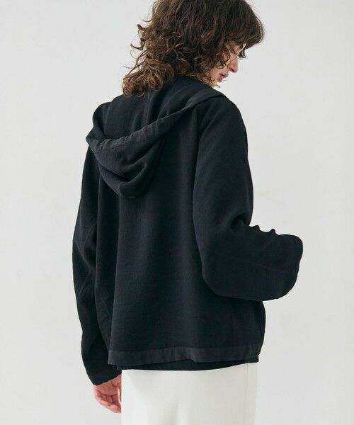 BEIGE, / ベイジ, カットソー | 【洗える】BROOM / スウェット風オーバーサイズドロストパーカー | 詳細4
