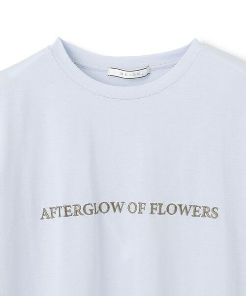 BEIGE, / ベイジ, カットソー | 【洗える】CASSIA / オリジナルロゴTシャツ | 詳細9