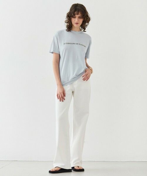 BEIGE, / ベイジ, カットソー | 【洗える】CASSIA / オリジナルロゴTシャツ | 詳細6