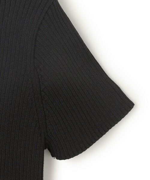 BEIGE, / ベイジ, ニット・セーター | 【洗える・美人百花 4月号掲載】VINCA / パール付き半袖コットンリブニット | 詳細9