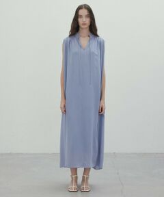 BEIGE, / ベイジ, ドレス | 【洗える】MUSCARI / ソフトシルクスキッパードレス