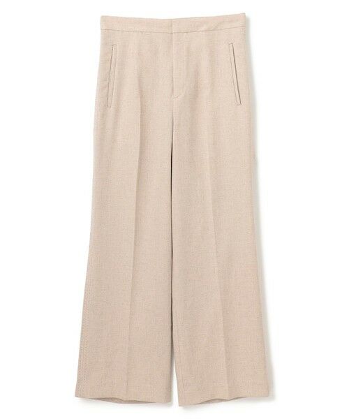 BEIGE, / ベイジ, その他パンツ | 【洗える・L-size】CAROLE / リネンライクフルレングスワイドパンツ | 詳細10