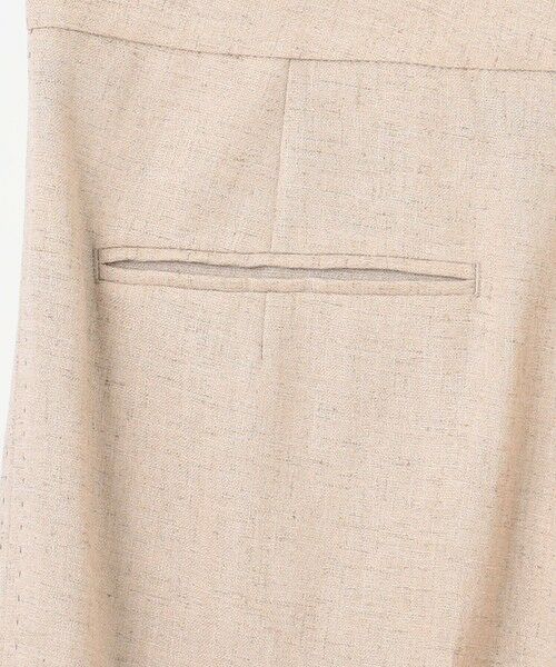 BEIGE, / ベイジ, その他パンツ | 【洗える・L-size】CAROLE / リネンライクフルレングスワイドパンツ | 詳細15