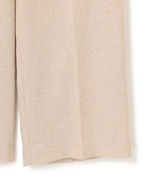BEIGE, / ベイジ, その他パンツ | CAROLE / リネンライクフルレングスワイドパンツ | 詳細18