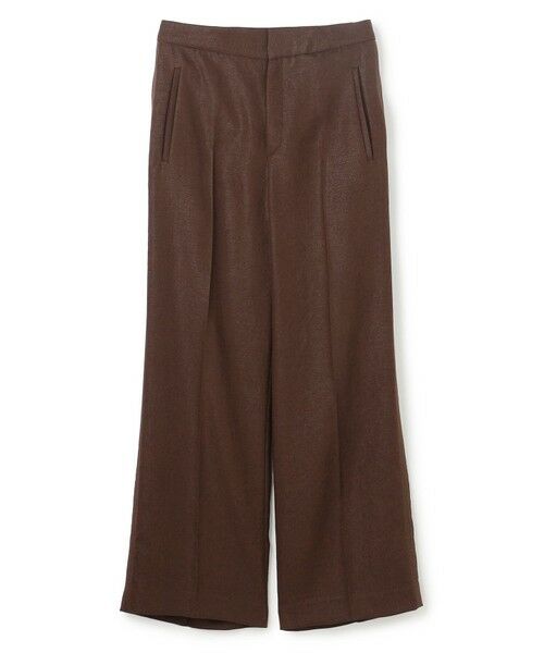 BEIGE, / ベイジ, その他パンツ | CAROLE / リネンライクフルレングスワイドパンツ | 詳細23