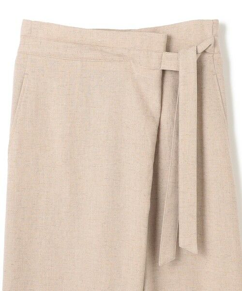 BEIGE, / ベイジ, その他パンツ | 【洗える・L-size】CAROLE / リネンライクラップワイドパンツ | 詳細13