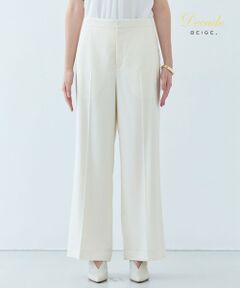 BEIGE, / ベイジ, その他パンツ | 【洗える】CAROLE / リネンライクフルレングスワイドパンツ