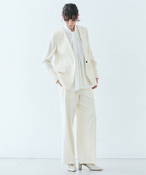 BEIGE, / ベイジ, その他パンツ | 【洗える】CAROLE / リネンライクフルレングスワイドパンツ | 詳細2