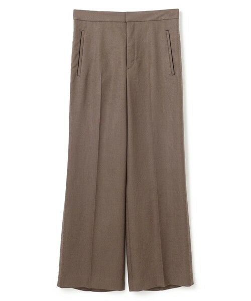 BEIGE, / ベイジ, その他パンツ | CAROLE / リネンライクフルレングスワイドパンツ | 詳細7