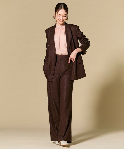 BEIGE, / ベイジ, その他パンツ | CAROLE / リネンライクフルレングスワイドパンツ | 詳細29
