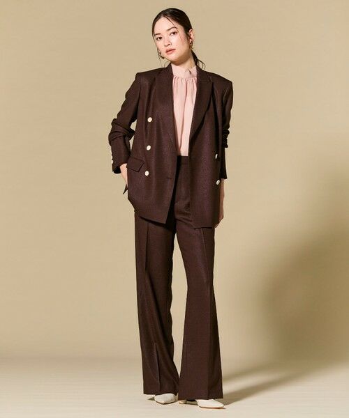 BEIGE, / ベイジ, その他パンツ | CAROLE / リネンライクフルレングスワイドパンツ | 詳細30