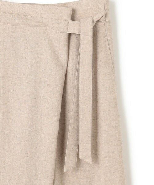 BEIGE, / ベイジ, その他パンツ | 【洗える】CAROLE / リネンライクラップワイドパンツ | 詳細14
