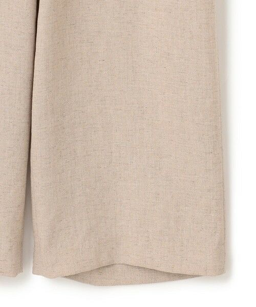 BEIGE, / ベイジ, その他パンツ | CAROLE / リネンライクラップワイドパンツ | 詳細15
