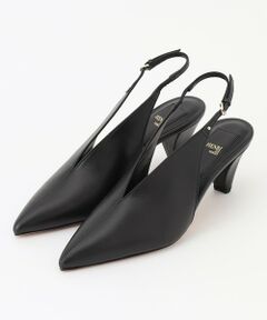 BEIGE, / ベイジ, パンプス | 【一部店舗限定】HENRI EN VARGO / NIKI Vカットバックバンドパンプス