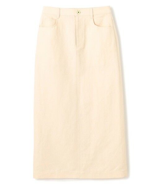 BEIGE, / ベイジ, ミニ・ひざ丈スカート | 【洗える】CUPHEA / Iラインロングスカート | 詳細4