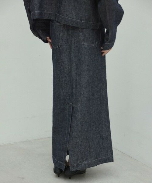 BEIGE, / ベイジ, ミニ・ひざ丈スカート | 【洗える】CUPHEA / Iラインロングスカート | 詳細6