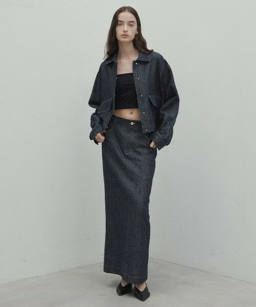 BEIGE, / ベイジ, ミニ・ひざ丈スカート | 【洗える】CUPHEA / Iラインロングスカート | 詳細7