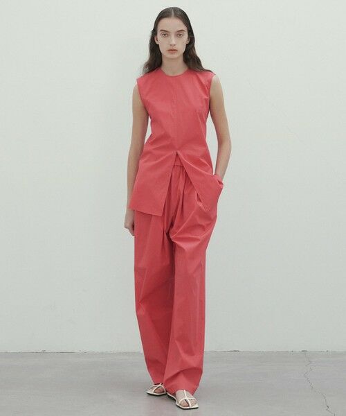 BEIGE, / ベイジ, シャツ・ブラウス | 【洗える・GISELe 6月号掲載】MALLOW / バックリボンコットンノースリーブブラウス | 詳細5