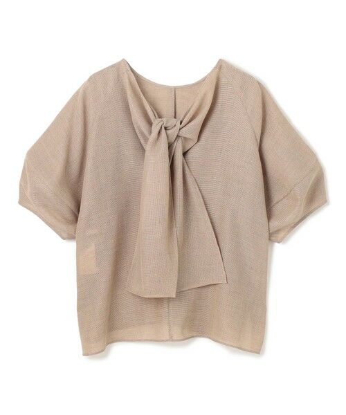 BEIGE, / ベイジ, シャツ・ブラウス | 【洗える・吸水速乾・防シワ】LIATRIS / バックリボンハーフスリーブブラウス | 詳細7