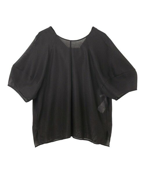 BEIGE, / ベイジ, シャツ・ブラウス | 【洗える・吸水速乾・防シワ】LIATRIS / バックリボンハーフスリーブブラウス | 詳細15