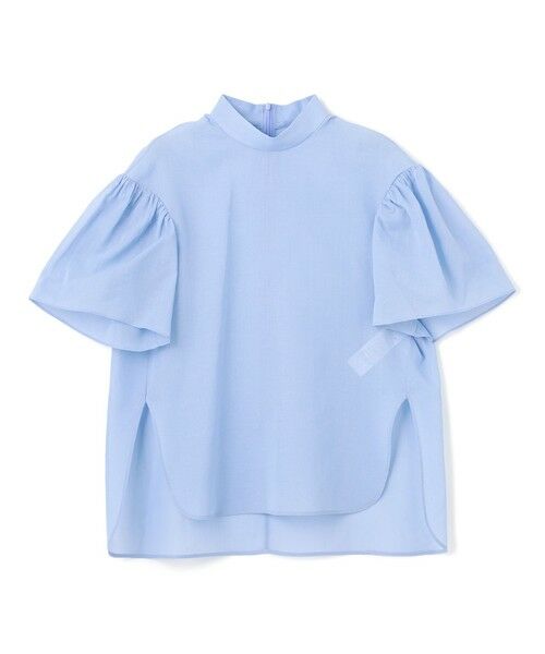 BEIGE, / ベイジ, シャツ・ブラウス | 【洗える】PLUMERIA / コットンシアーパフスリーブブラウス | 詳細4