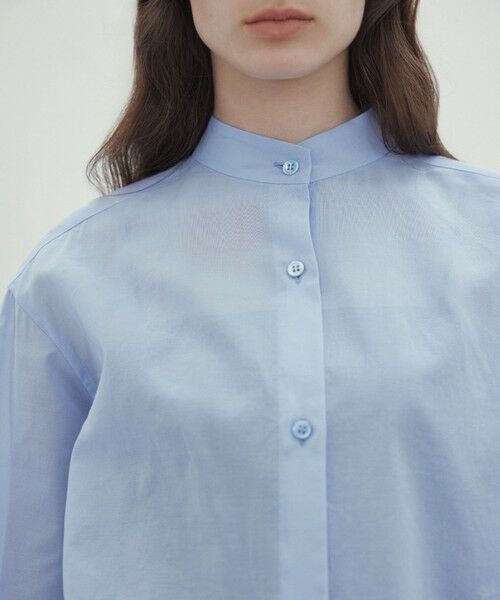 BEIGE, / ベイジ, シャツ・ブラウス | 【洗える】PLUMERIA / コットンシアーバックボウタイブラウス | 詳細5