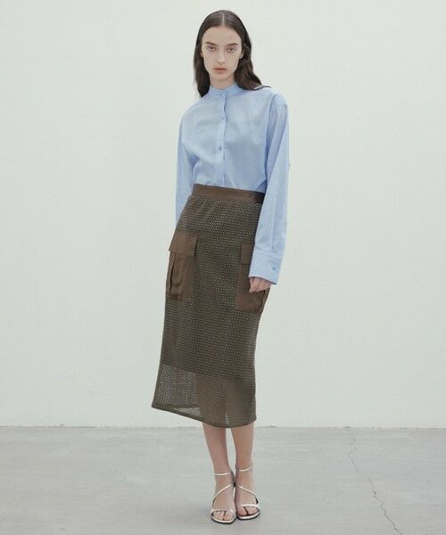 BEIGE, / ベイジ, シャツ・ブラウス | 【洗える】PLUMERIA / コットンシアーバックボウタイブラウス | 詳細6