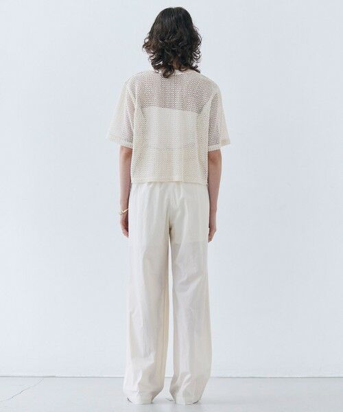 BEIGE, / ベイジ, シャツ・ブラウス | NIGELLA / 異素材MIXコットンレースブラウス | 詳細3