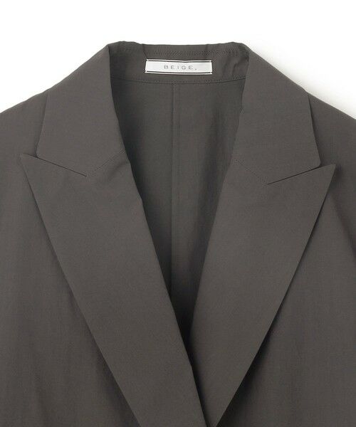 BEIGE, / ベイジ, テーラードジャケット | 【洗える・FUDGE 6月号掲載】MALLOW / コットンテーラードオーバージャケット | 詳細12