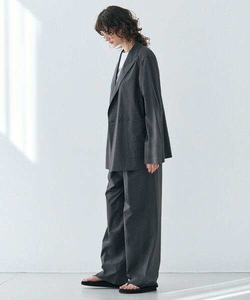 BEIGE, / ベイジ, テーラードジャケット | 【洗える・FUDGE 6月号掲載】MALLOW / コットンテーラードオーバージャケット | 詳細8