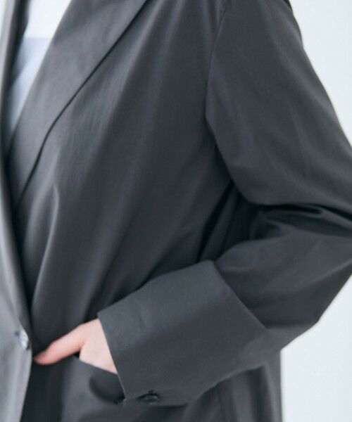 BEIGE, / ベイジ, テーラードジャケット | 【洗える・FUDGE 6月号掲載】MALLOW / コットンテーラードオーバージャケット | 詳細9