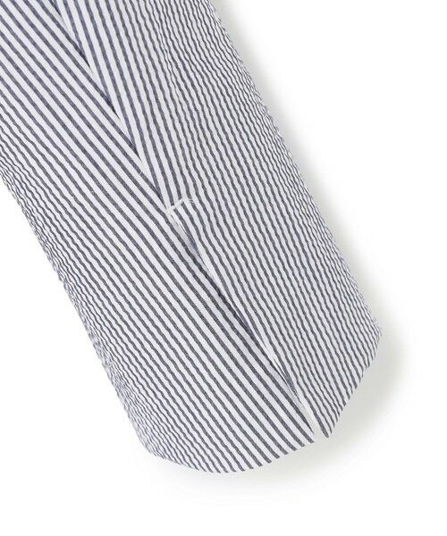 BEIGE, / ベイジ, ノーカラージャケット | 【洗える・WEB限定】NEMESIA / ソフトサッカーノーカラージャケット | 詳細5