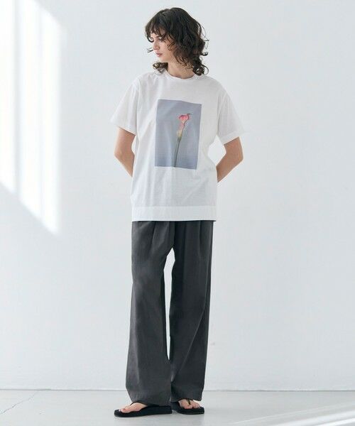 BEIGE, / ベイジ, カットソー | 【洗える・クロワッサン 掲載】PENTAS / オリジナルフォトプリントＴシャツ | 詳細10