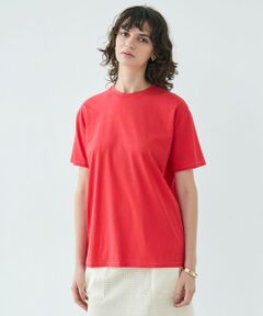 BEIGE, / ベイジ, カットソー | 【洗える】VERONICA / カラーステッチ半袖クルーネックＴシャツ
