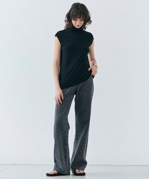 BEIGE, / ベイジ, カットソー | 【洗える・VERY 6月号掲載】MELLE / ジャージーハイネックカットソー | 詳細16