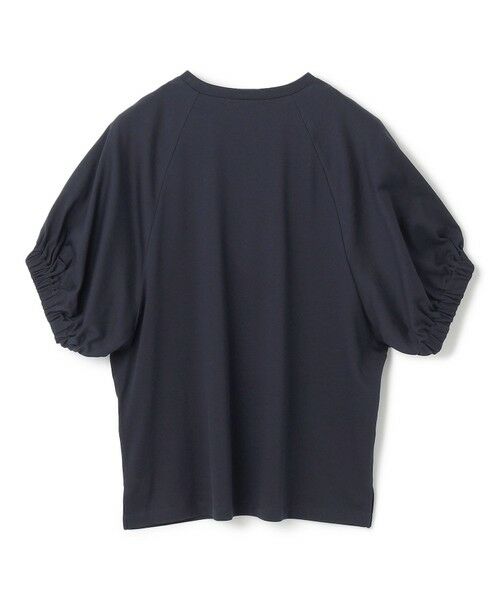 BEIGE, / ベイジ, カットソー | 【洗える】STOCK / オーガニックコットン半袖ギャザートップス | 詳細10