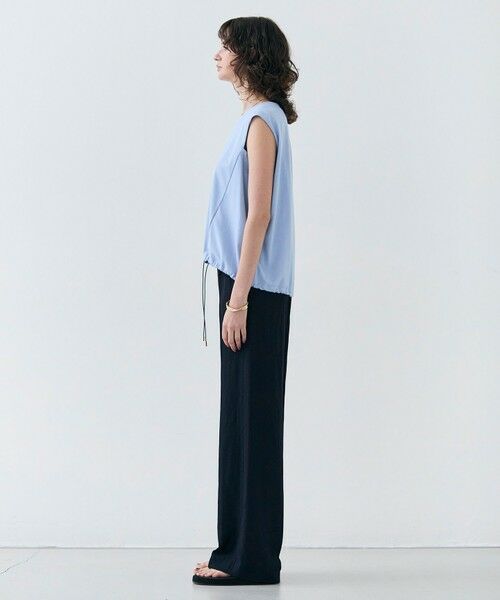 BEIGE, / ベイジ, カットソー | 【洗える】IXIA / コットンノースリーブドロストトップス | 詳細5