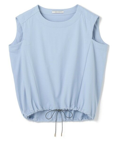 BEIGE, / ベイジ, カットソー | 【洗える】IXIA / コットンノースリーブドロストトップス | 詳細6