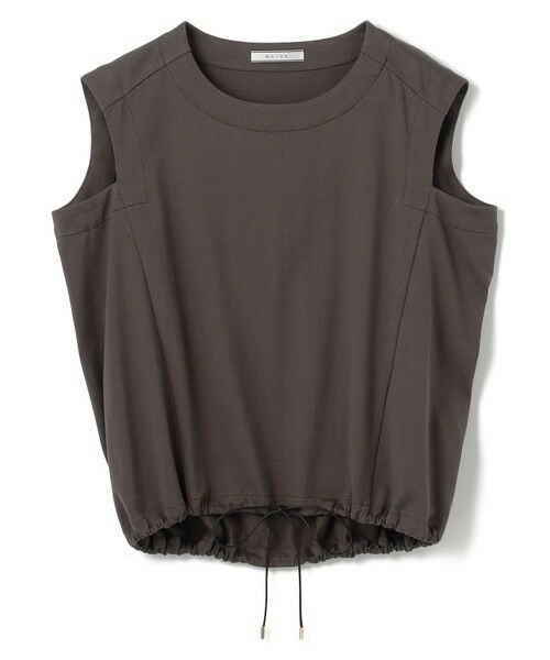 BEIGE, / ベイジ, カットソー | 【洗える】IXIA / コットンノースリーブドロストトップス | 詳細16