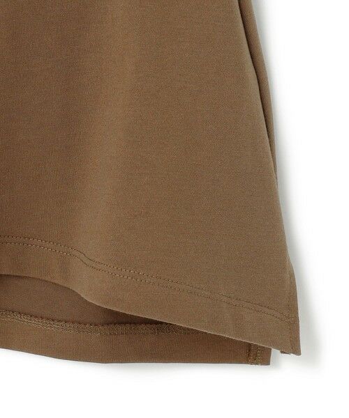 BEIGE, / ベイジ, カットソー | 【洗える】STOCK / オーガニックコットン半袖Vスリットトップス | 詳細4