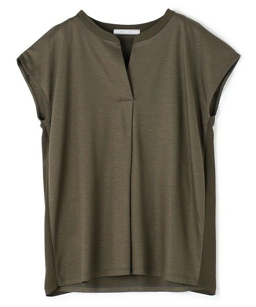 BEIGE, / ベイジ, カットソー | 【WEB限定・洗える】MELISSA / バックシフォンスキッパー半袖トップス | 詳細3