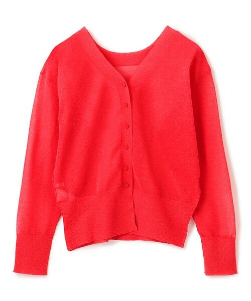 BEIGE, / ベイジ, ニット・セーター | 【洗える・Oggi 7月号掲載】LUPINUS / 前後2WAYシアーニットカーディガン | 詳細15