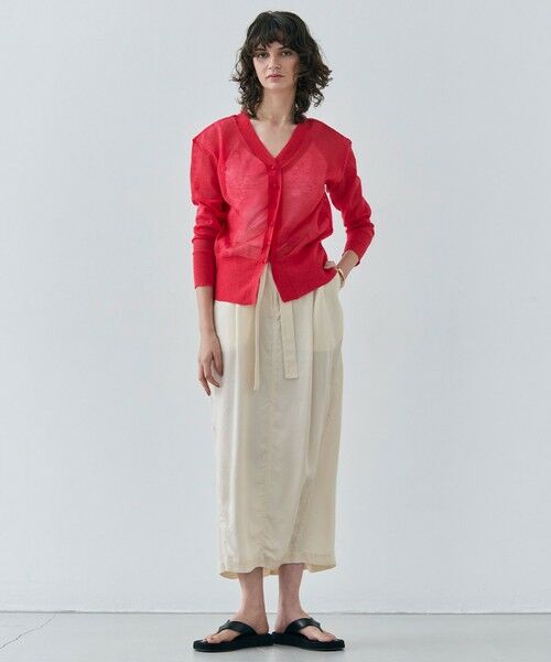 BEIGE, / ベイジ, ニット・セーター | 【洗える・Oggi 7月号掲載】LUPINUS / 前後2WAYシアーニットカーディガン | 詳細6