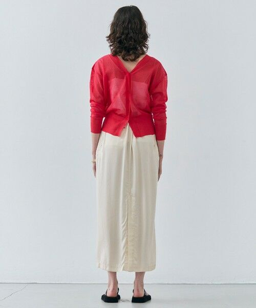 BEIGE, / ベイジ, ニット・セーター | 【洗える・Oggi 7月号掲載】LUPINUS / 前後2WAYシアーニットカーディガン | 詳細7