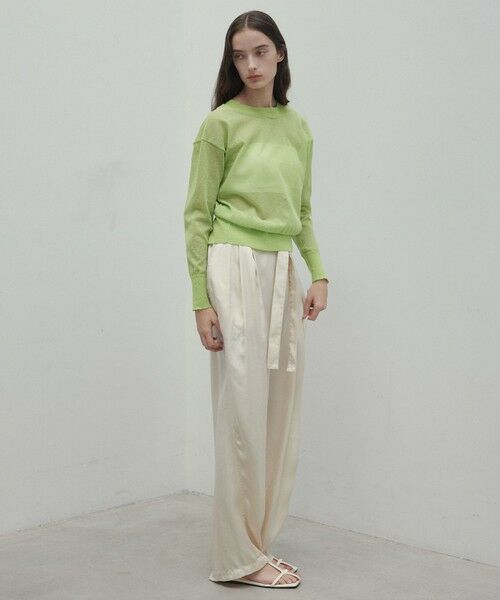 BEIGE, / ベイジ, ニット・セーター | 【洗える・Oggi 7月号掲載】LUPINUS / 前後2WAYシアーニットカーディガン | 詳細17