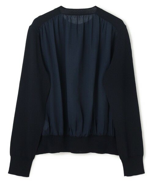 BEIGE, / ベイジ, ニット・セーター | 【洗える】NADIA / バックオーガンジークルーネックカーディガン | 詳細9