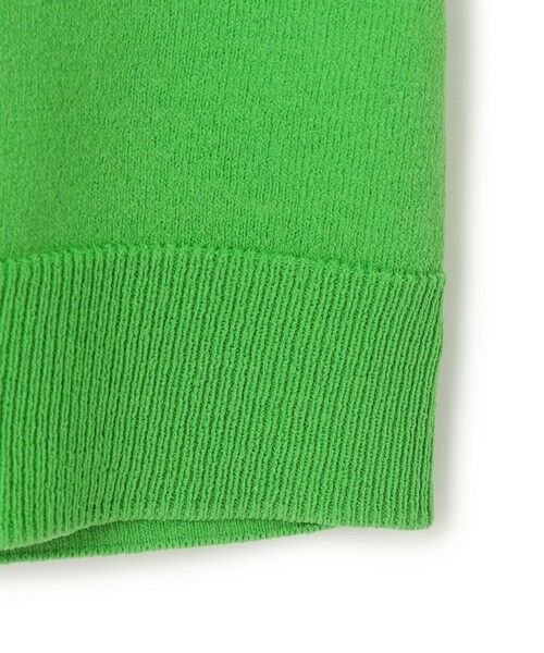 BEIGE, / ベイジ, ニット・セーター | 【洗える】NADIA / レザーポケット付き半袖ニットTシャツ | 詳細13