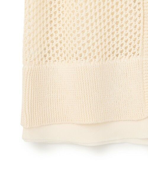 BEIGE, / ベイジ, カーディガン・ボレロ | 【洗える】ALOE / コットンメッシュVネックミドル丈カーディガン | 詳細8