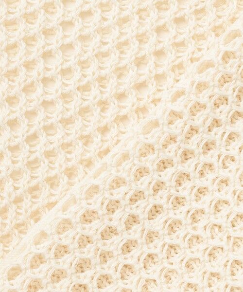 BEIGE, / ベイジ, カーディガン・ボレロ | 【洗える】ALOE / コットンメッシュVネックミドル丈カーディガン | 詳細10